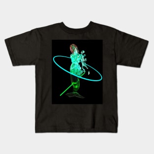 3d modeling mermaid Kids T-Shirt